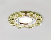 Встраиваемый светильник Ambrella light K225 GD CRYSTAL