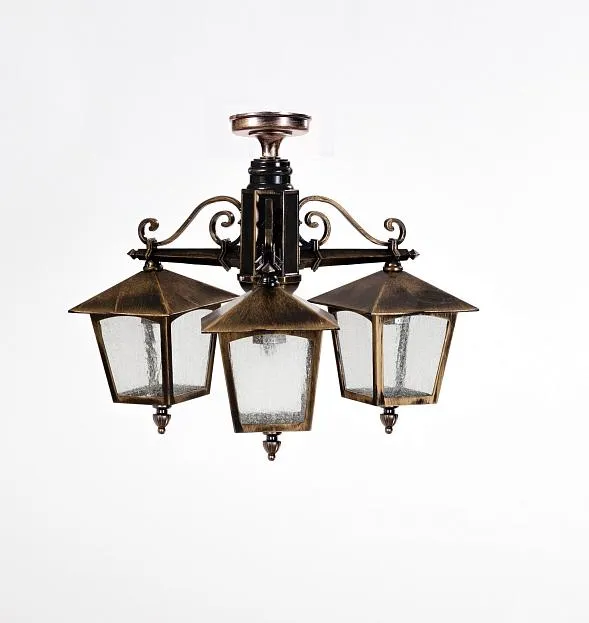 Потолочный светильник уличный Oasis Light 15970A/3 Gb PRAGA