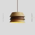 Подвесной светильник BRAM Светлое + темное дерево Lampatron 7410-20485