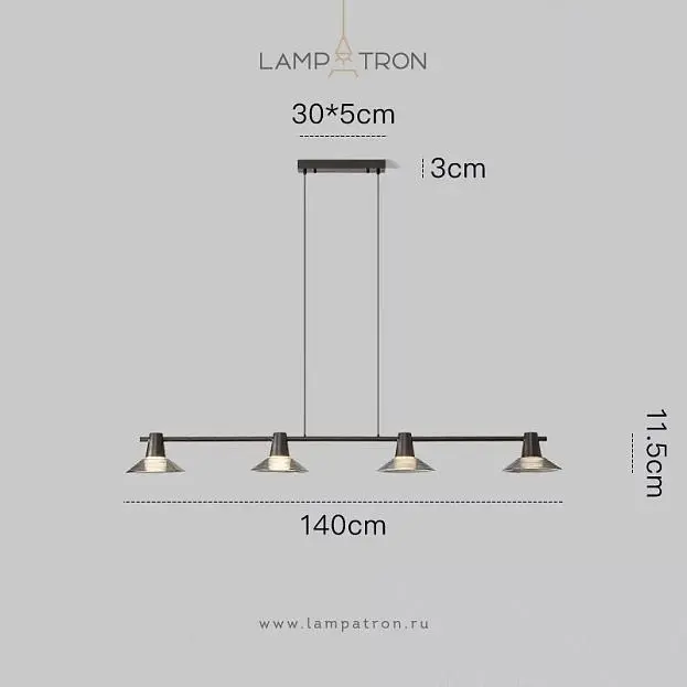 Реечный, рядный светильник CICLA LONG 4 лампы. Цвет: Черненая латунь Lampatron 8191-22420 Реечный, рядный светильник CICLA LONG 4 лампы. Цвет: Черненая латунь Lampatron 8191-22420