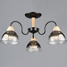 Потолочная люстра Reluce 69660-0.3-03 BK+WOOD