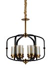 Подвесная люстра Lumina Deco Bonton LDP 1221-6 BK+MD