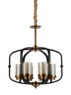 Подвесная люстра Lumina Deco Bonton LDP 1221-6 BK+MD
