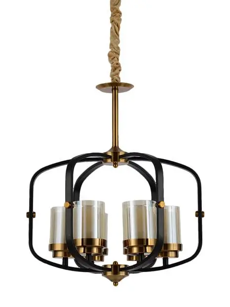 Подвесная люстра Lumina Deco Bonton LDP 1221-6 BK+MD Подвесная люстра Lumina Deco Bonton LDP 1221-6 BK+MD