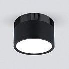 Накладной светодиодный светильник Elektrostandard DLR029 10W 4200K черный матовый/черный хром a040667