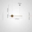 Реечный, рядный светильник ZVI WOOD Размер S. Цвет светлое дерево Lampatron zvi-wood-lightwood-s 9027-25681