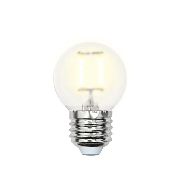 Лампочка светодиодная Uniel LED-G45-6W/WW/E27/FR PLS02WH картон Лампочка светодиодная Uniel LED-G45-6W/WW/E27/FR PLS02WH картон