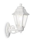 Уличный настенный светильник Ideal Lux 120423 ANNA AP1 BIG BIANCO