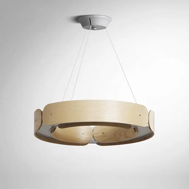 Подвесной Кольцевой Светильник Range 1 D55 Light Wood ImperiumLoft 195537-26 Подвесной Кольцевой Светильник Range 1 D55 Light Wood ImperiumLoft 195537-26