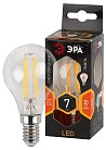 Лампочка светодиодная филаментная ЭРА F-LED P45-7W-827-E14
