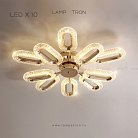 Потолочная люстра KEZIA CH B 10 ламп Lampatron 5544-14337
