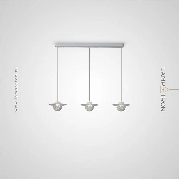 Готовая комбинация светильников USKO TRIO Цвет Белый Lampatron usko-trio-white 7529-20989 Готовая комбинация светильников USKO TRIO Цвет Белый Lampatron usko-trio-white 7529-20989