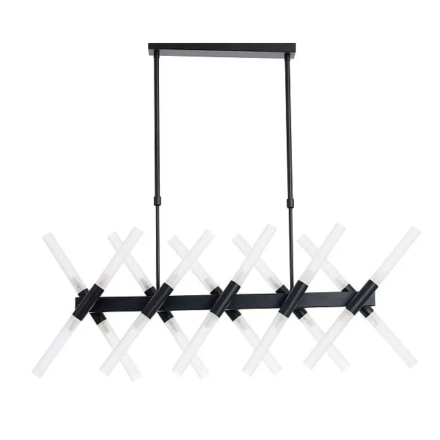 Подвесной светильник Lumina Deco LDP 6036-20 BK Alford