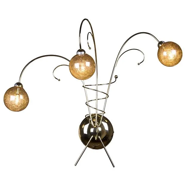 Светильник настенный, G4, 3x20W Velante 7757BJ-3+106H-GD Классический стиль