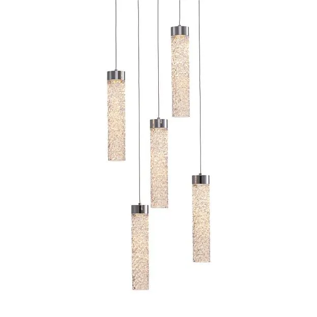 Подвесной светильник Delight Collection MD24030028-5A chrome/clear