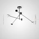 Люстра TALK B Модель C. 3 штанги. Lampatron 2405-4625