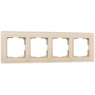 Рамка на 4 поста Werkel W0041111 (шампань) Favorit a050794