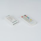 Контроллер RGB+CCT, 2.4G с пультом, 21 кноп., DC12/24V, <16A(MAX) SWG SW-RGB-CW-2.4G-16A 2,4G