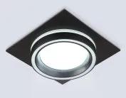 Встраиваемый светильник Ambrella light TU5230 BK черный IP20 GX70 D150*150*52