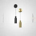 Настенный LED бра-светильник LEFFE WALL Цвет Латунь Lampatron 7247-19910