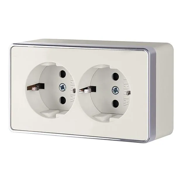 Розетка двойная с заземлением Werkel W5072103 Gallant (слоновая кость) a051560 Розетка двойная с заземлением Werkel W5072103 Gallant (слоновая кость) a051560