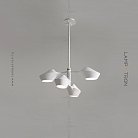 Люстра LANT 4 плафона. Размер S. Цвет белый. Белый каркас. Lampatron 871-14365
