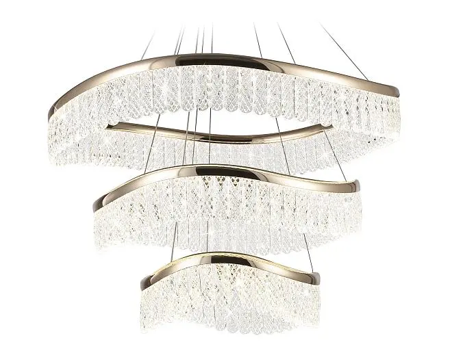 Подвесной светодиодный светильник с хрусталем Ambrella Light TR49731