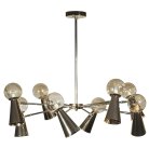 Люстра на штанге Loft IT 10046/8 Gold Halley
