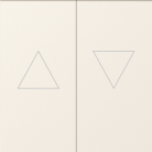 Клавиша 2-я со стрелками для жалюзи, матовый кремовый Donel DE29431 A07