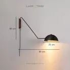 Бра VALLMO Цвет черный Lampatron vallmo-black 2964-25649