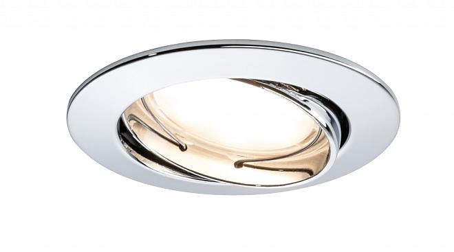 Встраиваемый светильник Paulmann 93982 EBL Set Coin LED rund schw 3x6,8W Chr