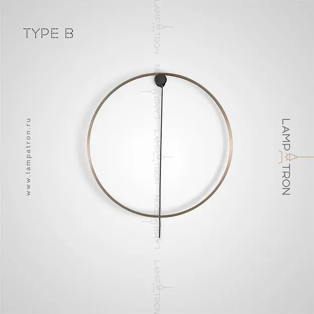 Бра WILD RING Размер M. Тип B. Цвет Латунь Lampatron 5501-14243 Бра WILD RING Размер M. Тип B. Цвет Латунь Lampatron 5501-14243