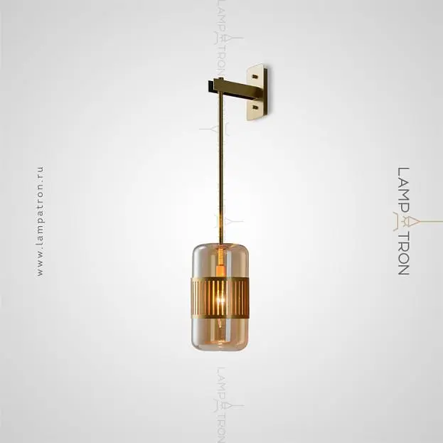 Бра TRAIT WALL Цвет янтарь. Lampatron 5081-12939 Бра TRAIT WALL Цвет янтарь. Lampatron 5081-12939