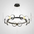 Кольцевые люстры и светильники BENEDIKTA Трехцветный свет Lampatron 5765-15235