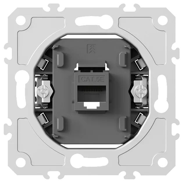 Механизм розетки RJ45 одиночная cat.5/ClassE-8, Donel DB16200 DB