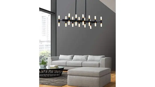 Подвесной светильник Lumina Deco LDP 6035-24 PR+BK+GD Richmond Подвесной светильник Lumina Deco LDP 6035-24 PR+BK+GD Richmond