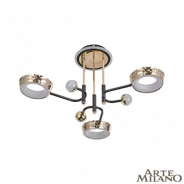 Потолочная люстра Arte Milano 273210/6 BK/GD Ferrara-73210 Потолочная люстра Arte Milano 273210/6 BK/GD Ferrara-73210
