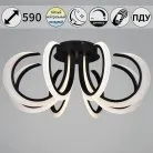 Потолочная люстра Reluce 74390-0.3-08S black