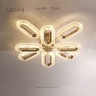 Потолочная люстра KEZIA CH B 8 ламп Lampatron kezia-ch-b-8 5544-14336
