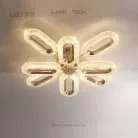 Потолочная люстра KEZIA CH B 8 ламп Lampatron kezia-ch-b-8 5544-14336