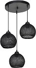 Подвесной светильник TopLight TL1612R-03BK Lizbeth