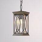 Уличный подвесной светильник Elektrostandard Spica H черное золото (GL 1026H) a048173