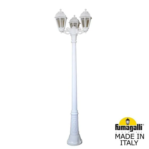 Садово-парковый фонарь FUMAGALLI GIGI BISSO/SABA 3L K22.156.S30.WXE27 Белый