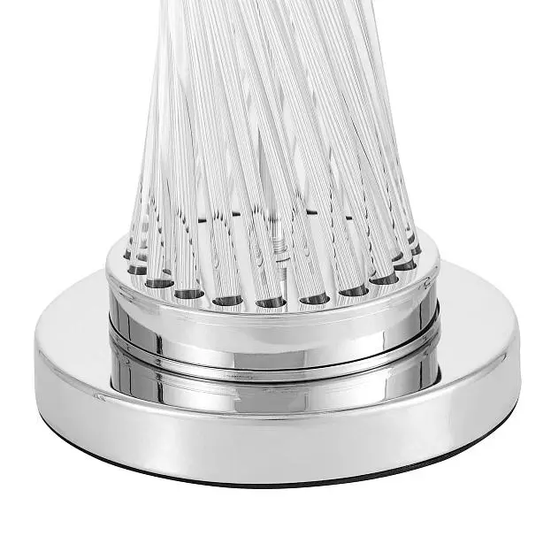 Настольная лампа Lumina Deco LDT 302 CHR+WT Villanova Настольная лампа Lumina Deco LDT 302 CHR+WT Villanova