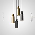 Парный подвесной LED светильник LEFFE DUO Цвет Латунь Lampatron 7159-19627