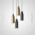 Парный подвесной LED светильник LEFFE DUO Цвет Латунь Lampatron 7159-19627