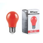 Лампа светодиодная Feron 25924 LB-375 E27 3W красный