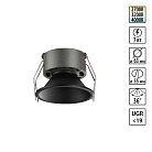 Светильник встраиваемый с переключателем цв. температуры IP20 LED 7W 220-240V Novotech 359849 NOVA