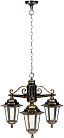 Уличный светильник подвесной Oasis Light 79870S/3 Gb PETERSBURG S