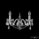 Бра хрустальный Bohemia 1411B/2/160 Ni Leafs
